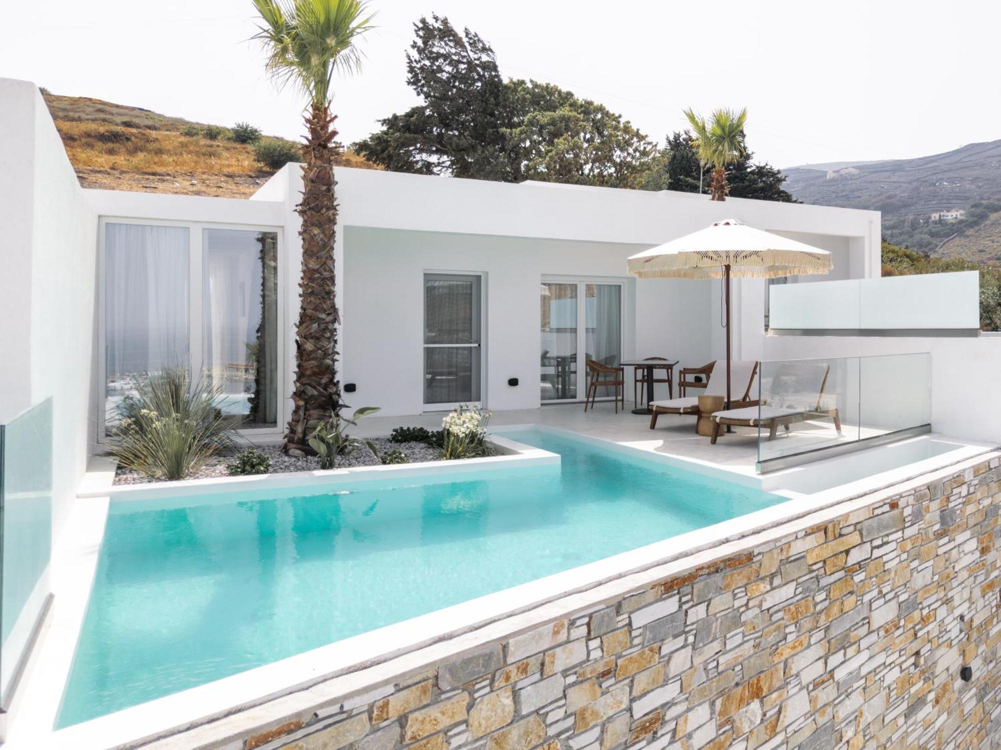Golden Vista, Beachfront Suites By Explore Andros Dış mekan fotoğraf